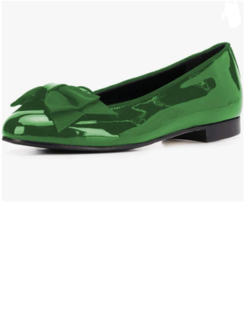 YDN Seagreen Ballet Flats with Bowtie Round Toe Girls Office Work Slip-on Shoes